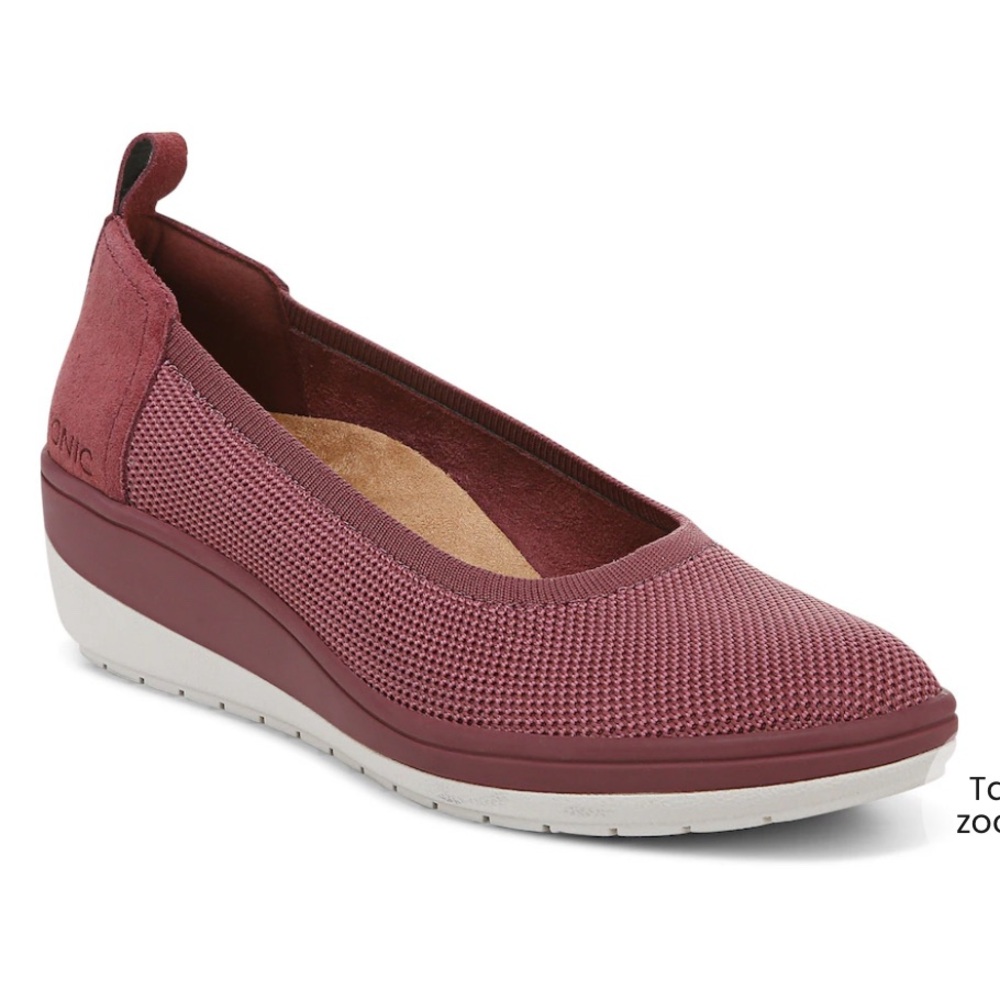VIONIC JACEY KNIT SLIP-ON WEDGE